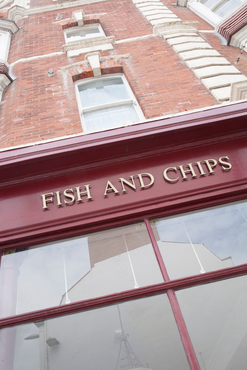 Fish and Chips Shop Sign