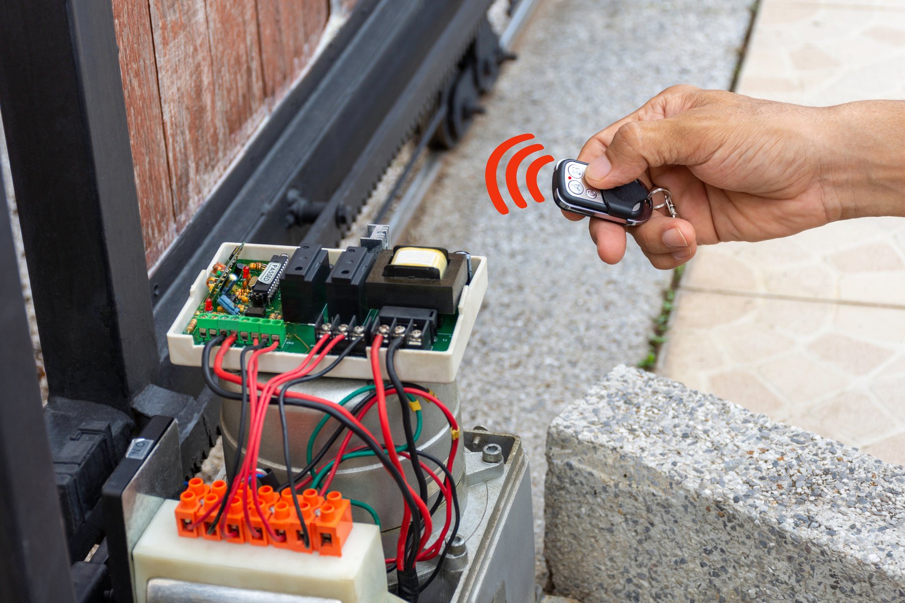 Maintenance and repairing automatic gate